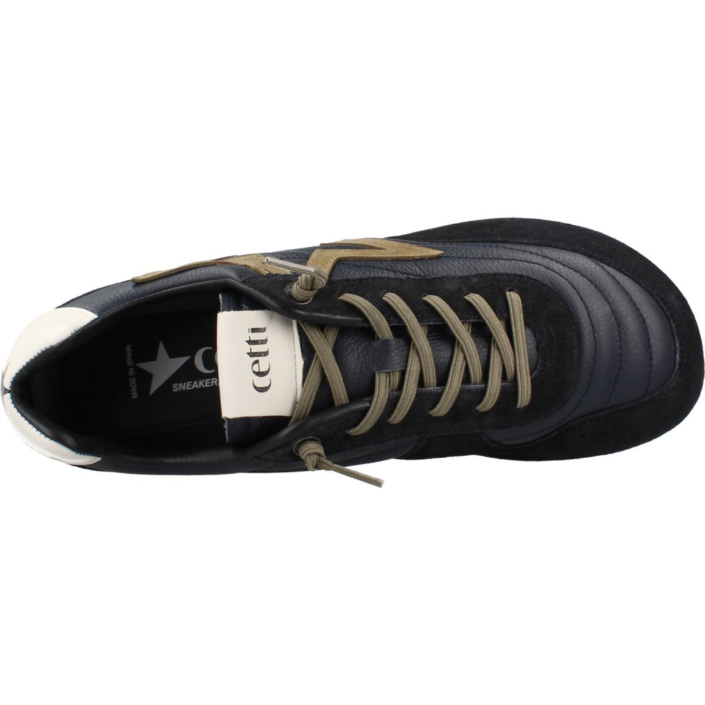 CETTI C INV DEPORTIVO ANTE NAPA en color AZUL (7)