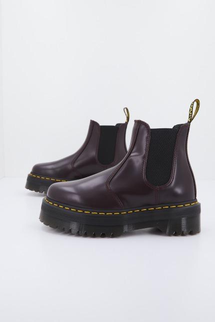 DR. MARTENS QUAD SMOOTH en color BURDEOS (2)