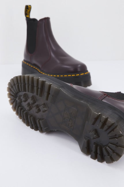 DR. MARTENS QUAD SMOOTH en color BURDEOS (4)