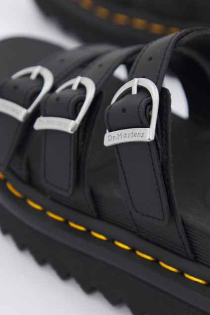 DR. MARTENS BLAIRE SLIDE HYDRO en color NEGRO (4)
