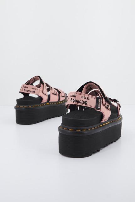 DR. MARTENS KIMBER WEBBING ATHENA en color ROSA (3)