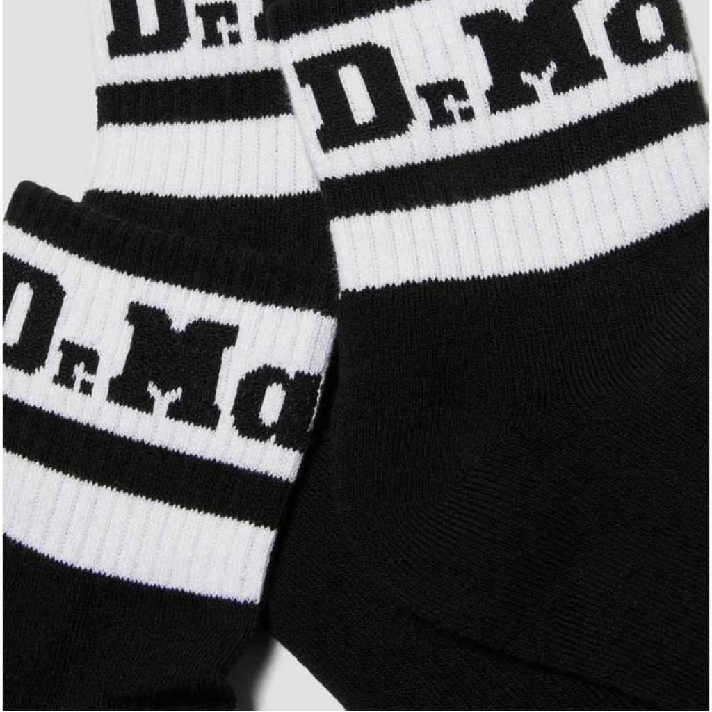 DR. MARTENS SHORT ATHLETIC PK SOCK en color NEGRO (3)