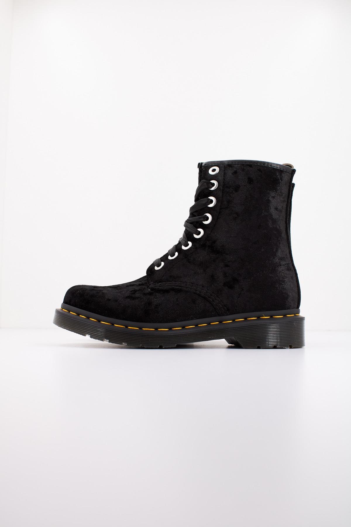 DR. MARTENS CRUSHED VELVET en color NEGRO (1)