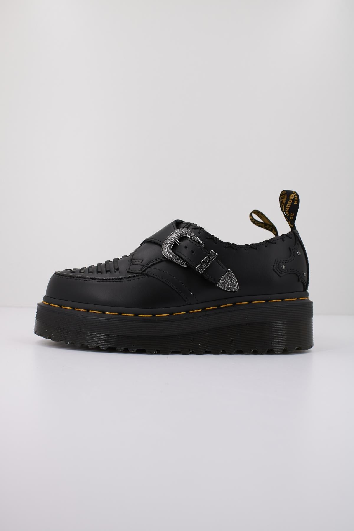 DR. MARTENS RAMSEY QUAD MONK en color NEGRO (1)