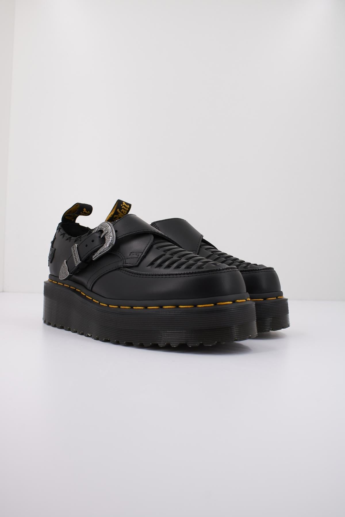 DR. MARTENS RAMSEY QUAD MONK en color NEGRO (2)