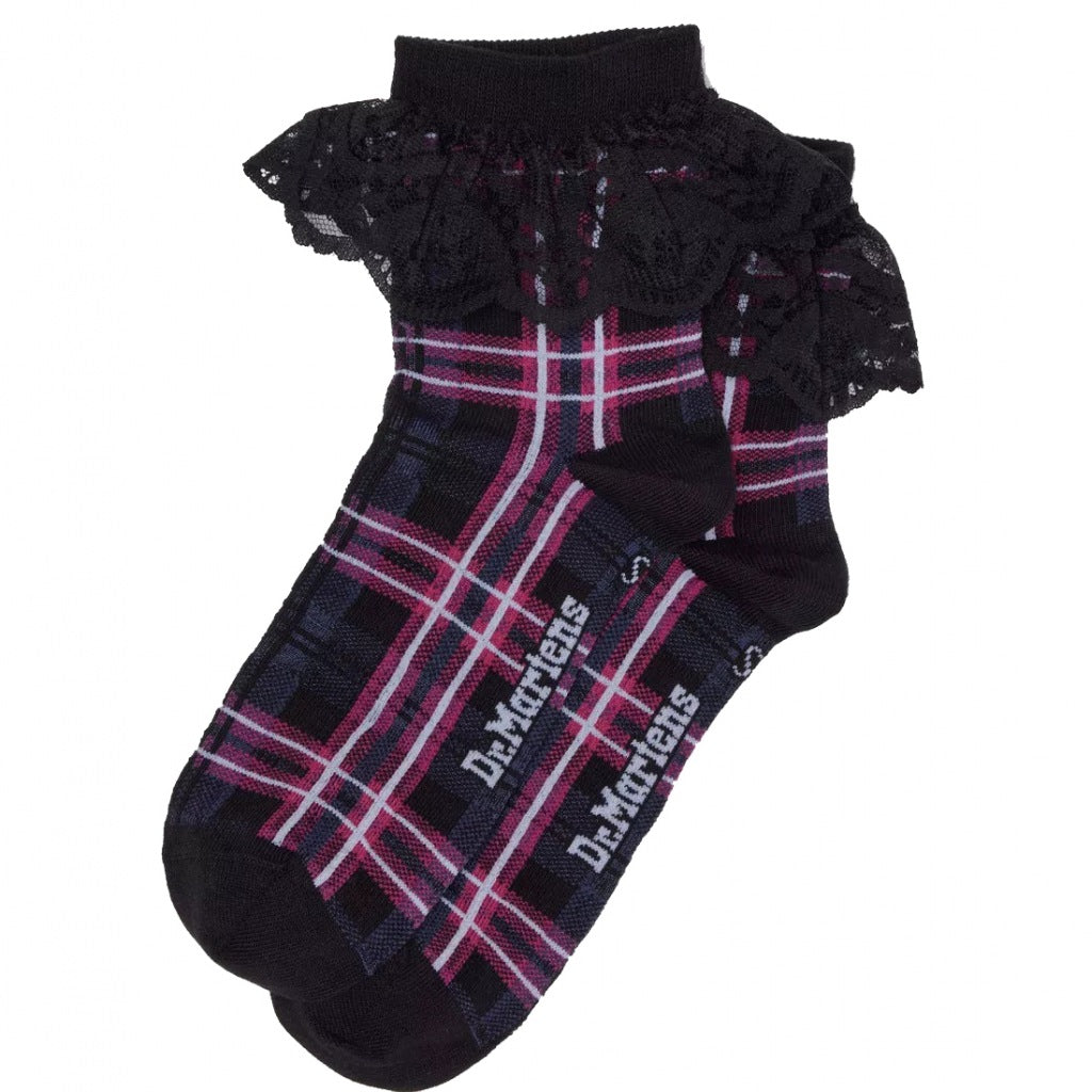 DR. MARTENS FRILL SOCK en color NEGRO (4)