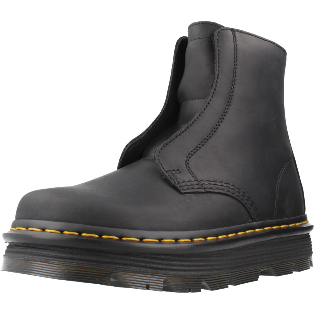 DR. MARTENS ZEBZAG LACELESS en color NEGRO (1)
