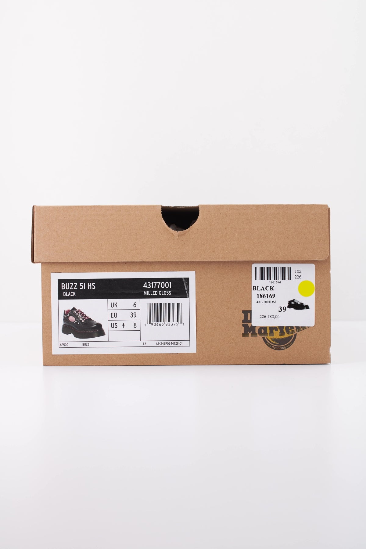 DR. MARTENS BUZZ I HS en color NEGRO (6)