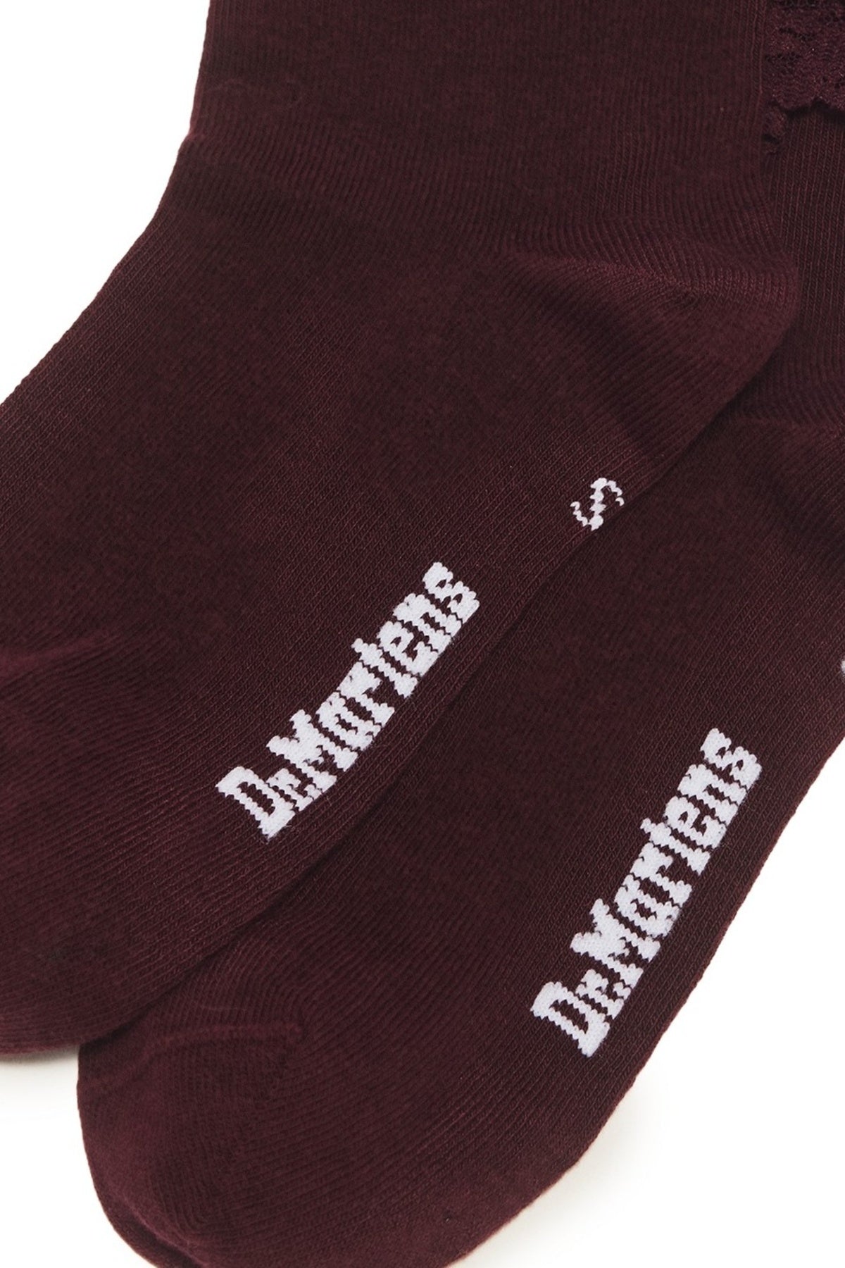 DR. MARTENS FRILL SOCK en color BURDEOS (3)