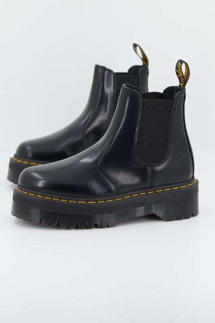 DR. MARTENS PLATAFORMA QUAD DE PIEL SMOOTH en color NEGRO (1)