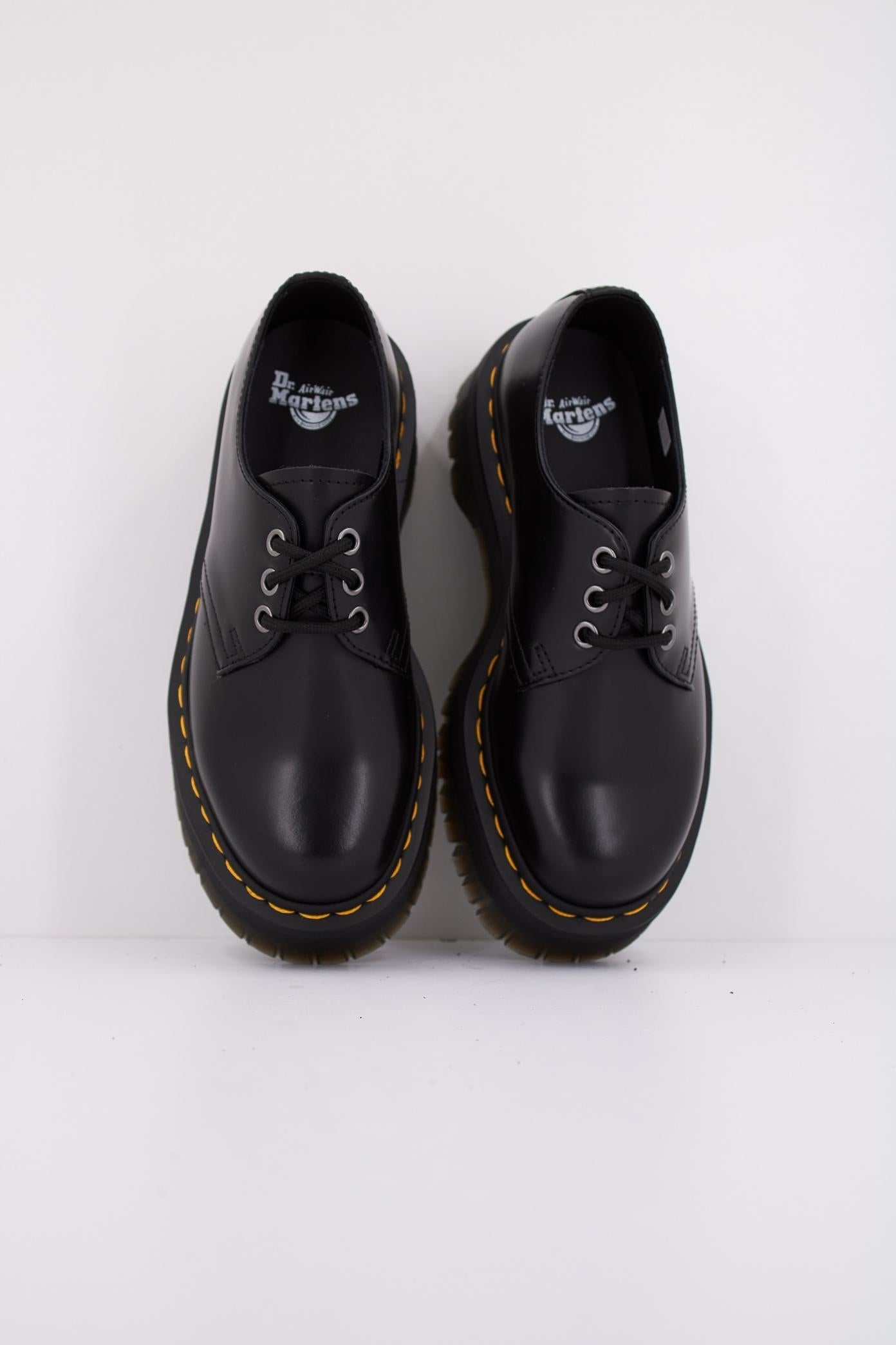 DR. MARTENS PLATAFORMA QUAD DE PIEL SMOOTH en color NEGRO (3)