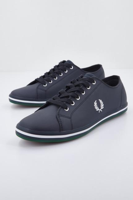 FRED PERRY KINGSTON LEATHER en color AZUL (2)