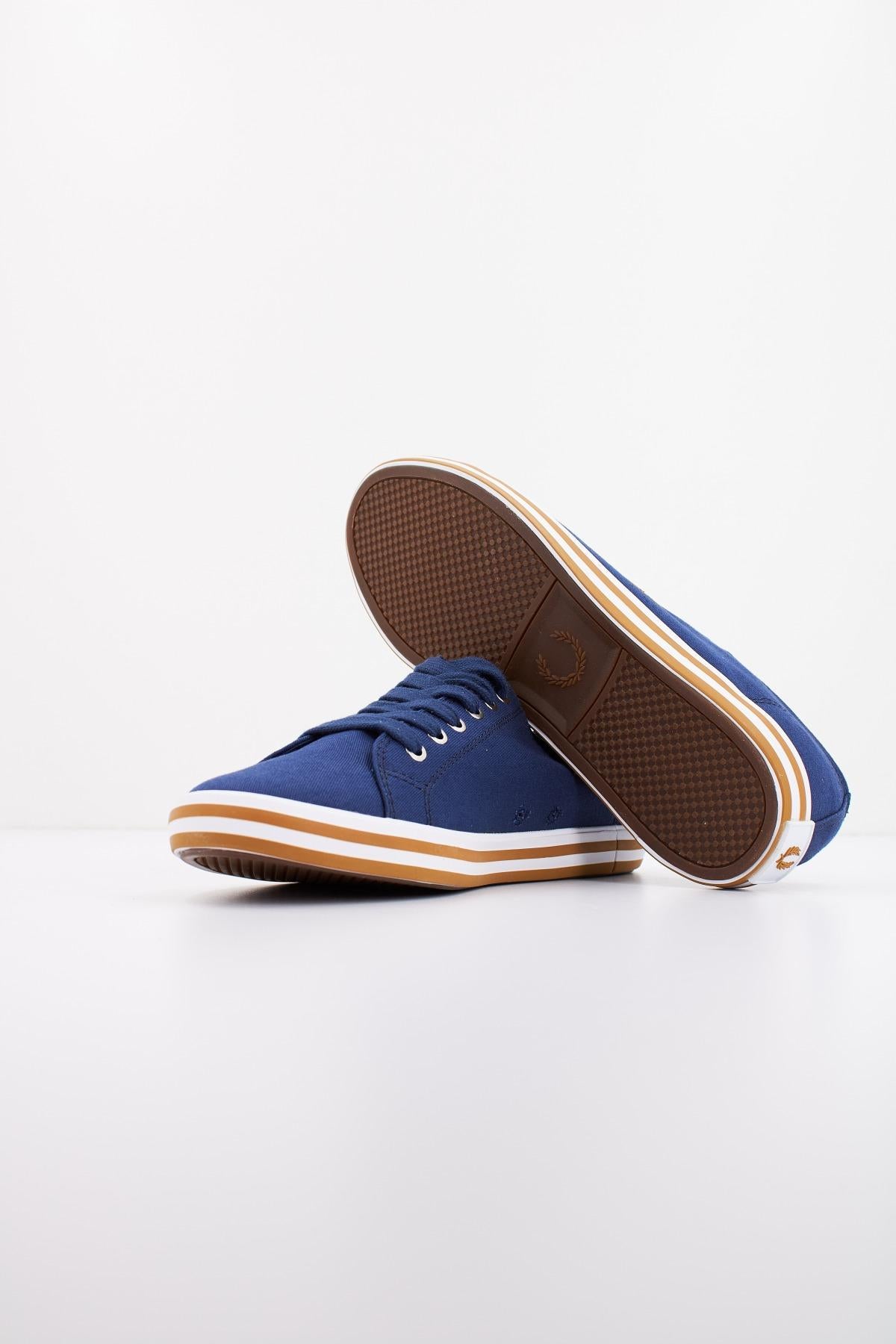 FRED PERRY KINGSTON TWILL en color AZUL (4)