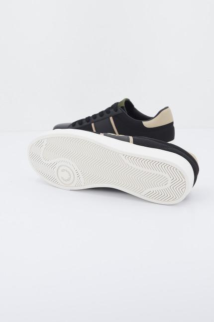 FRED PERRY SPENCER MESH/LEATHE en color NEGRO (4)