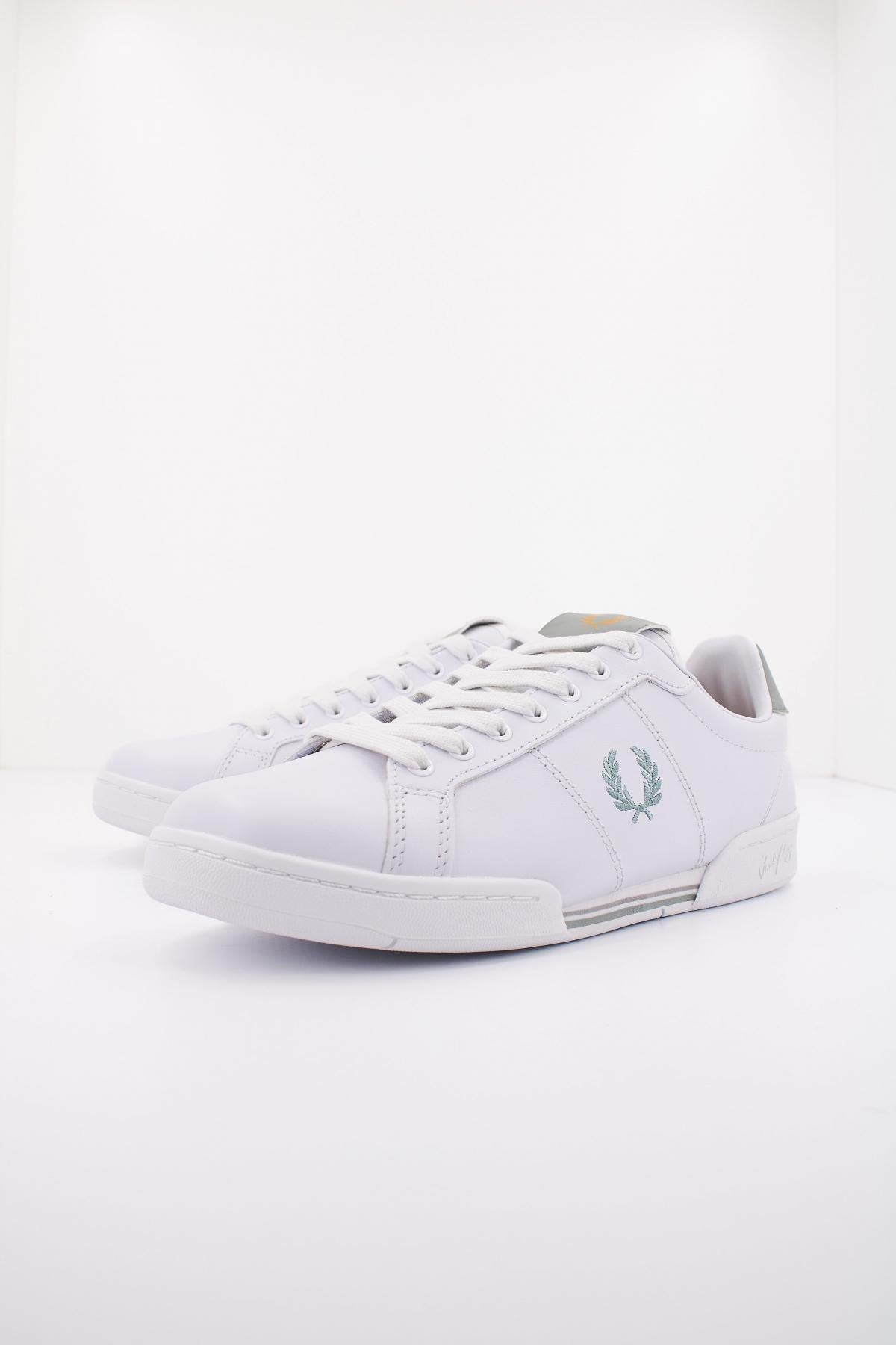 FRED PERRY B LEATHER en color BLANCO (2)