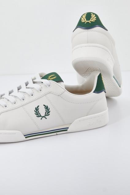 FRED PERRY B LEATHER en color BLANCO (3)