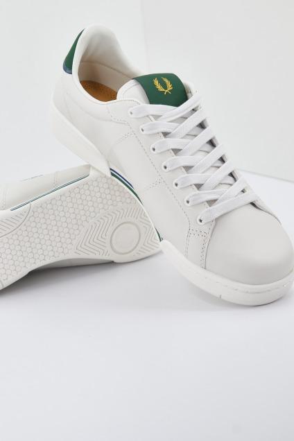 FRED PERRY B LEATHER en color BLANCO (4)