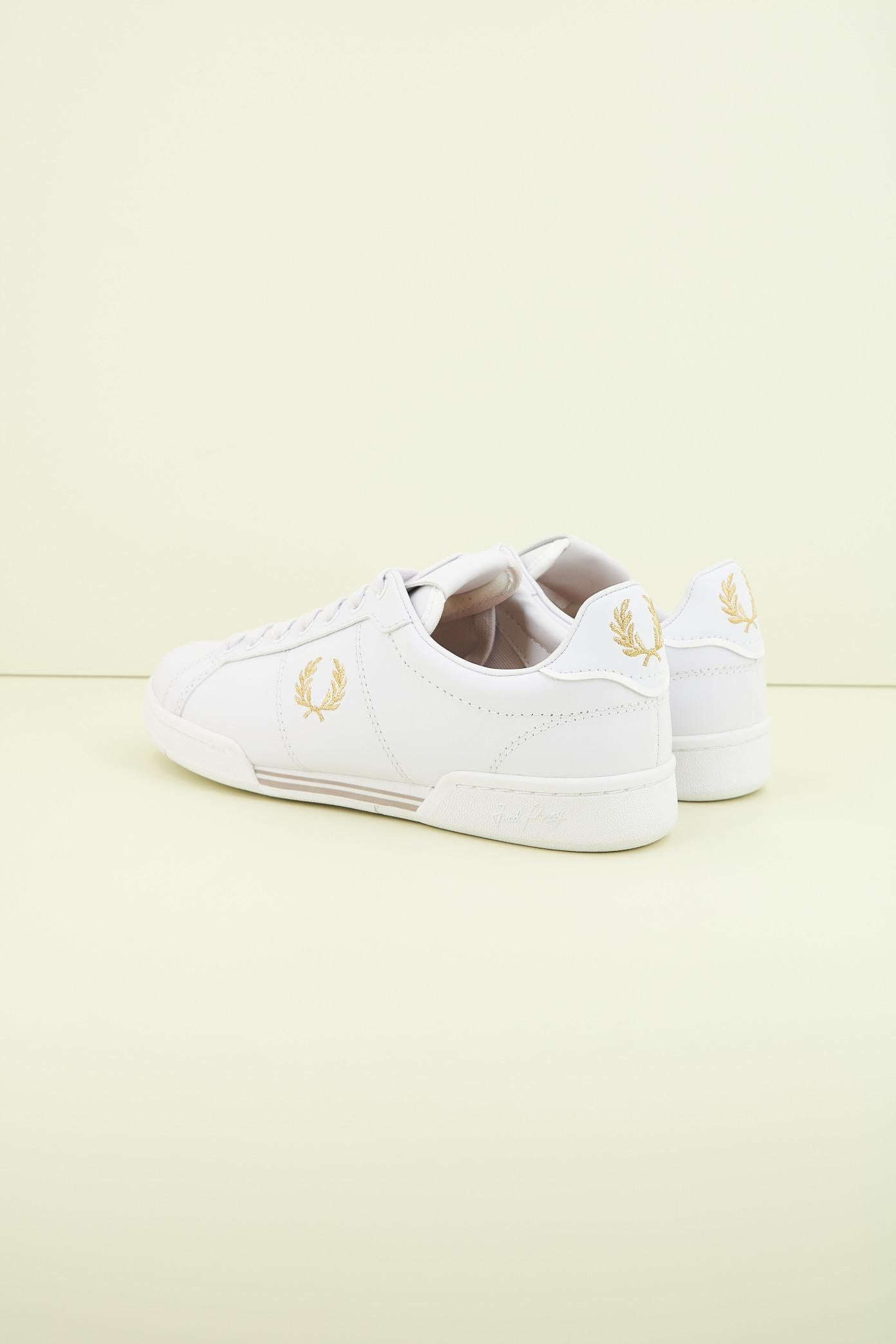 FRED PERRY B LEATHER en color BLANCO (3)
