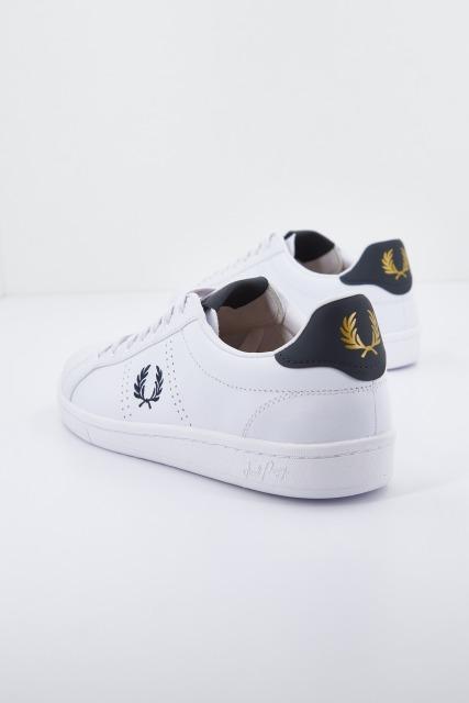 FRED PERRY LEATHER en color BLANCO (3)