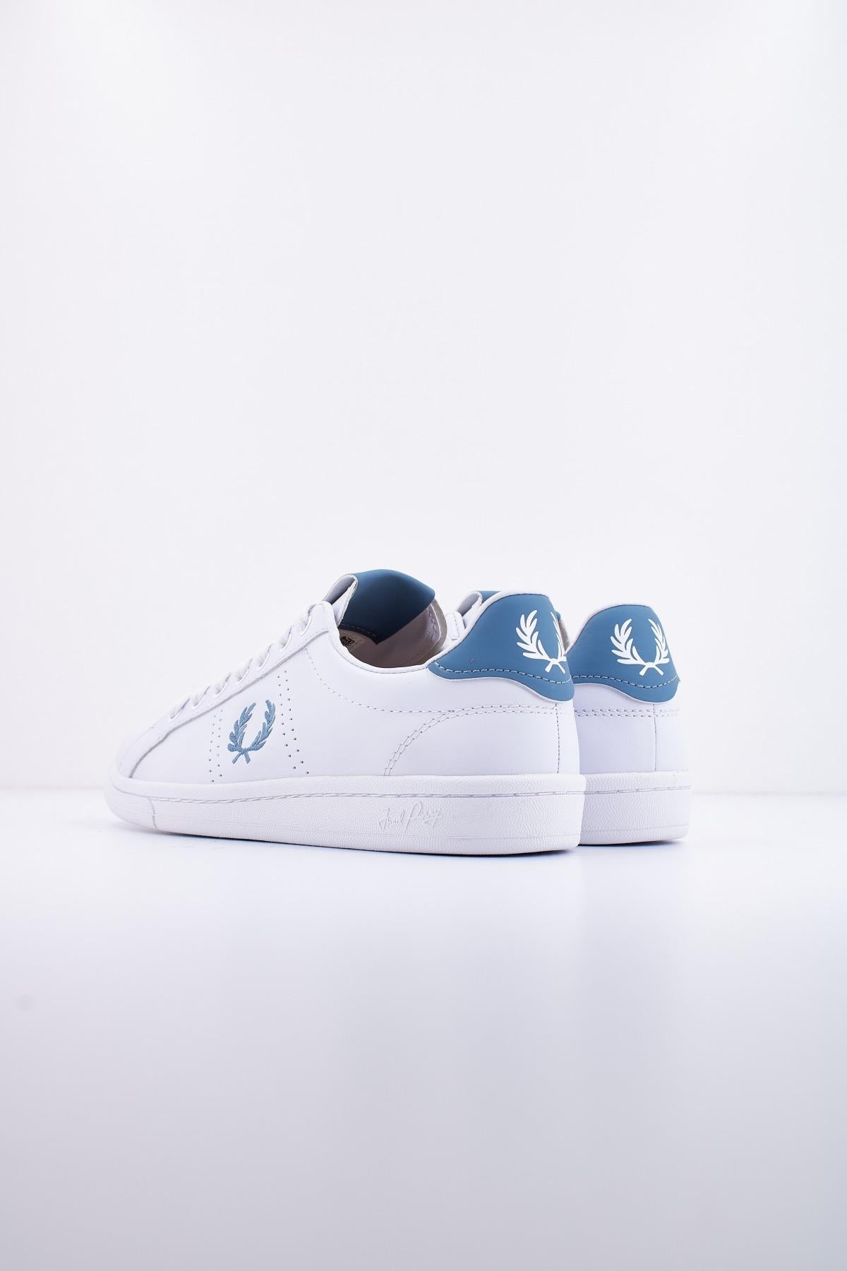 FRED PERRY LEATHER en color BLANCO (3)