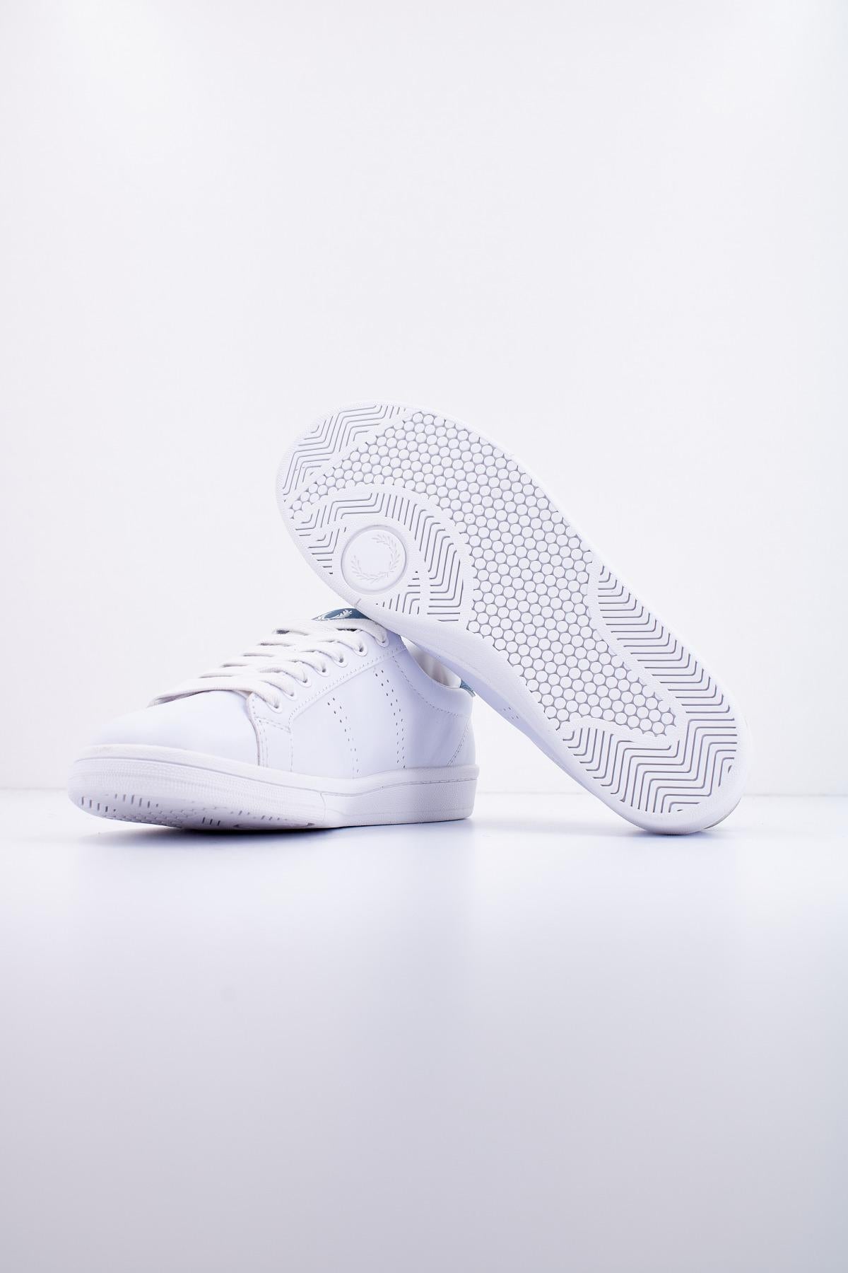FRED PERRY LEATHER en color BLANCO (4)