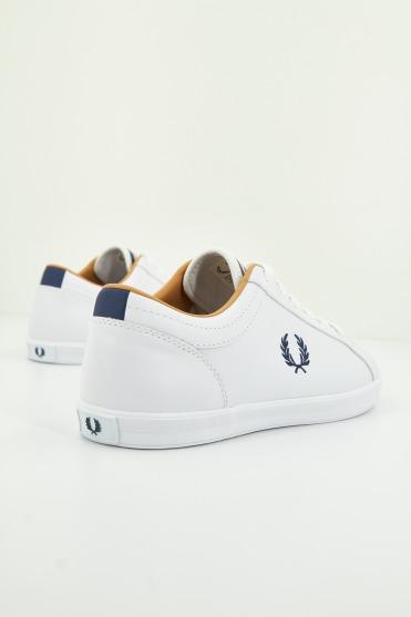 FRED PERRY BASELINE LEATHER en color BLANCO (2)