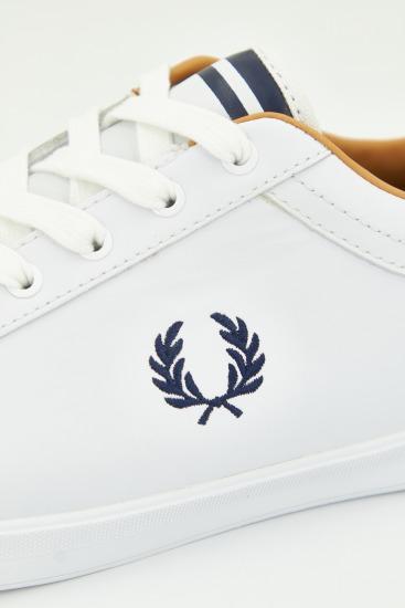 FRED PERRY BASELINE LEATHER en color BLANCO (4)