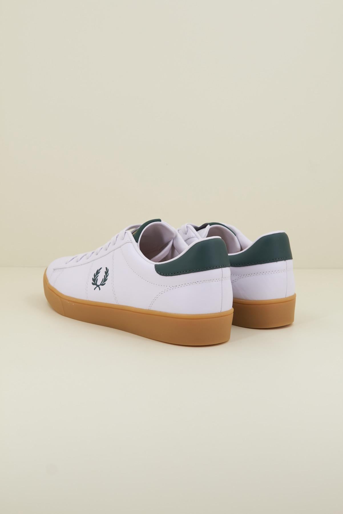 FRED PERRY SPENCER LEATHER en color BLANCO (3)