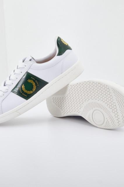 FRED PERRY B LEATHER en color BLANCO (4)