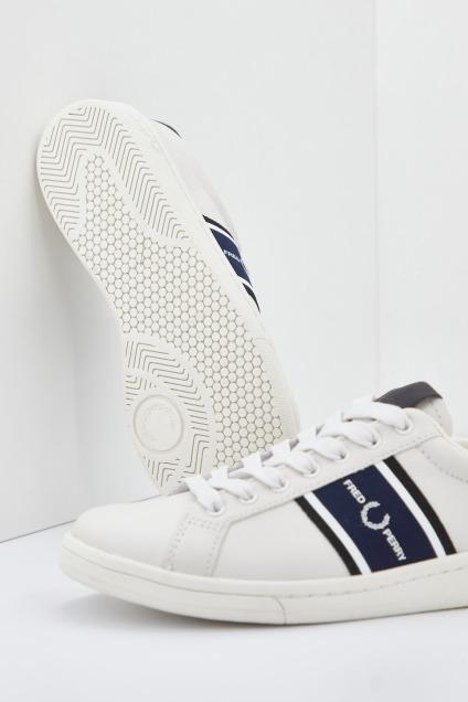 FRED PERRY B LEATHER en color BLANCO (2)