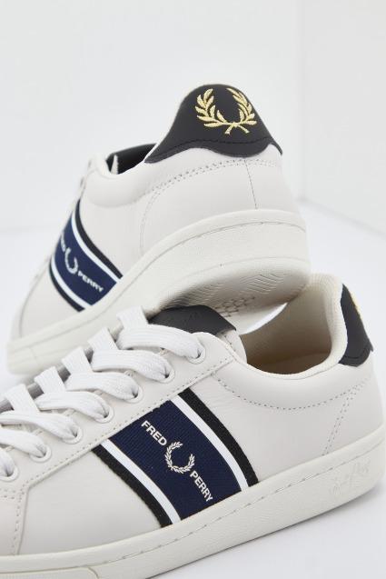 FRED PERRY B LEATHER en color BLANCO (3)