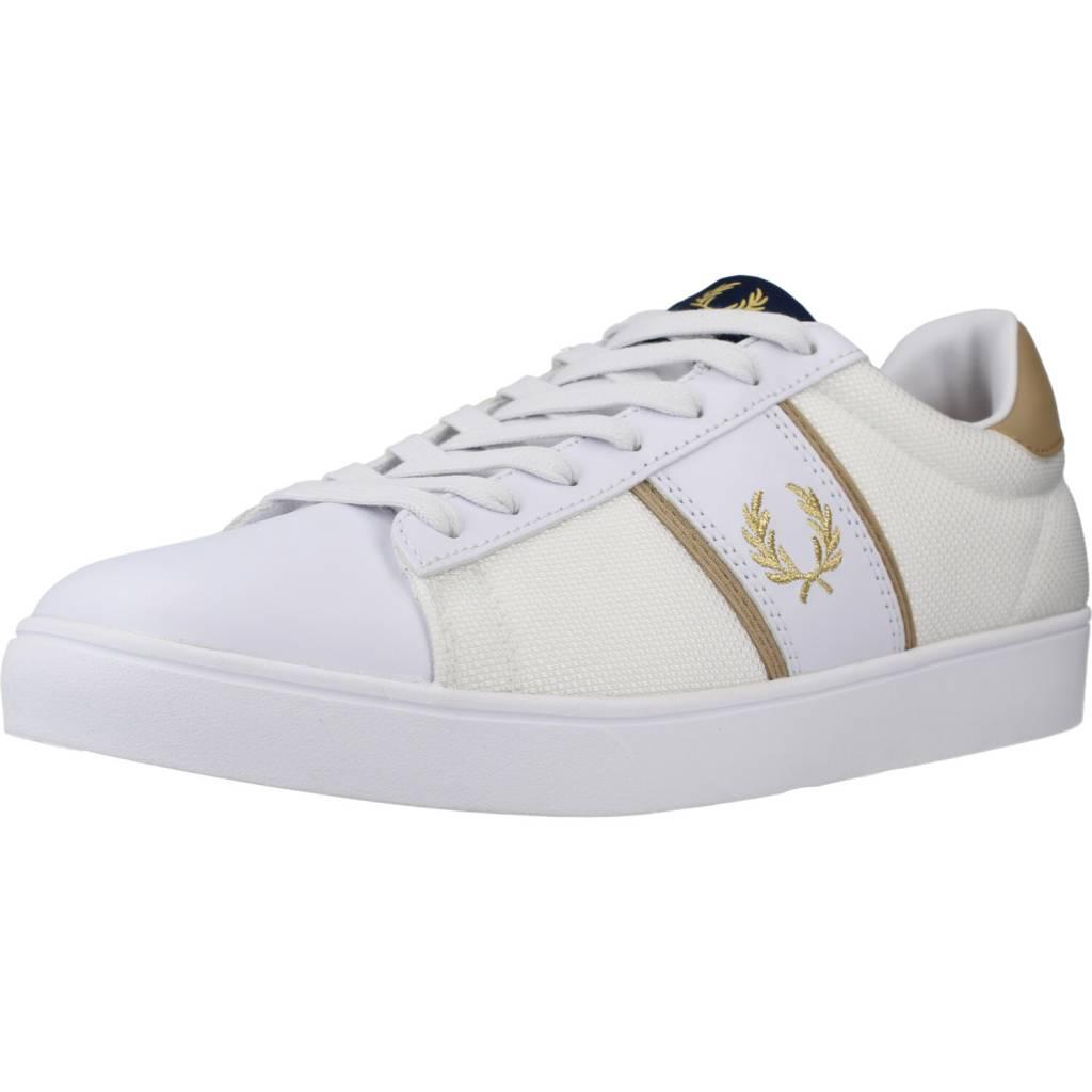 FRED PERRY SPENCER TEXTURED PL en color BLANCO (1)