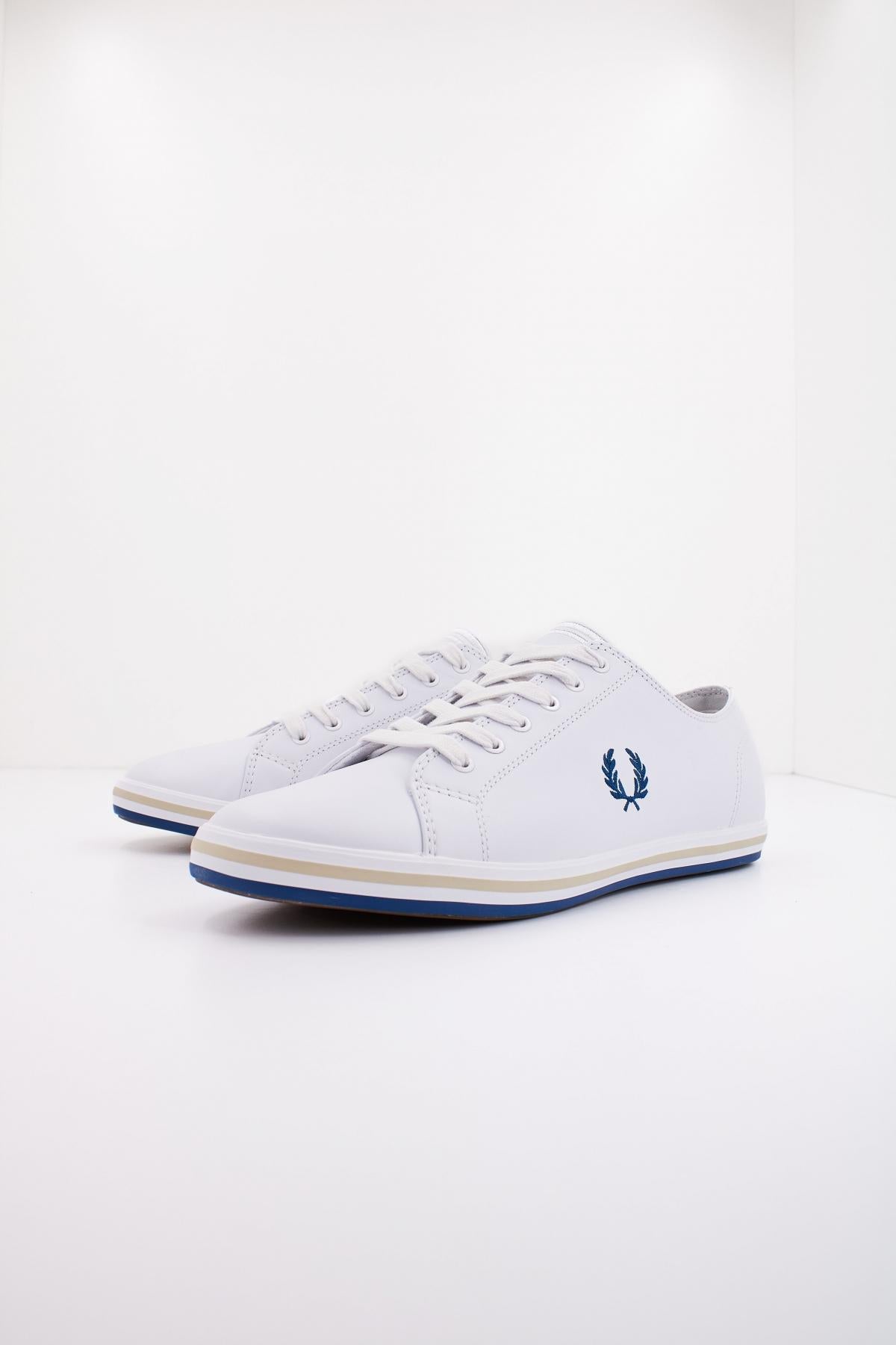 FRED PERRY KINGSTON LEATHER en color BLANCO (2)