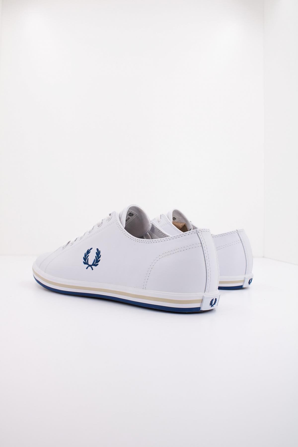 FRED PERRY KINGSTON LEATHER en color BLANCO (3)