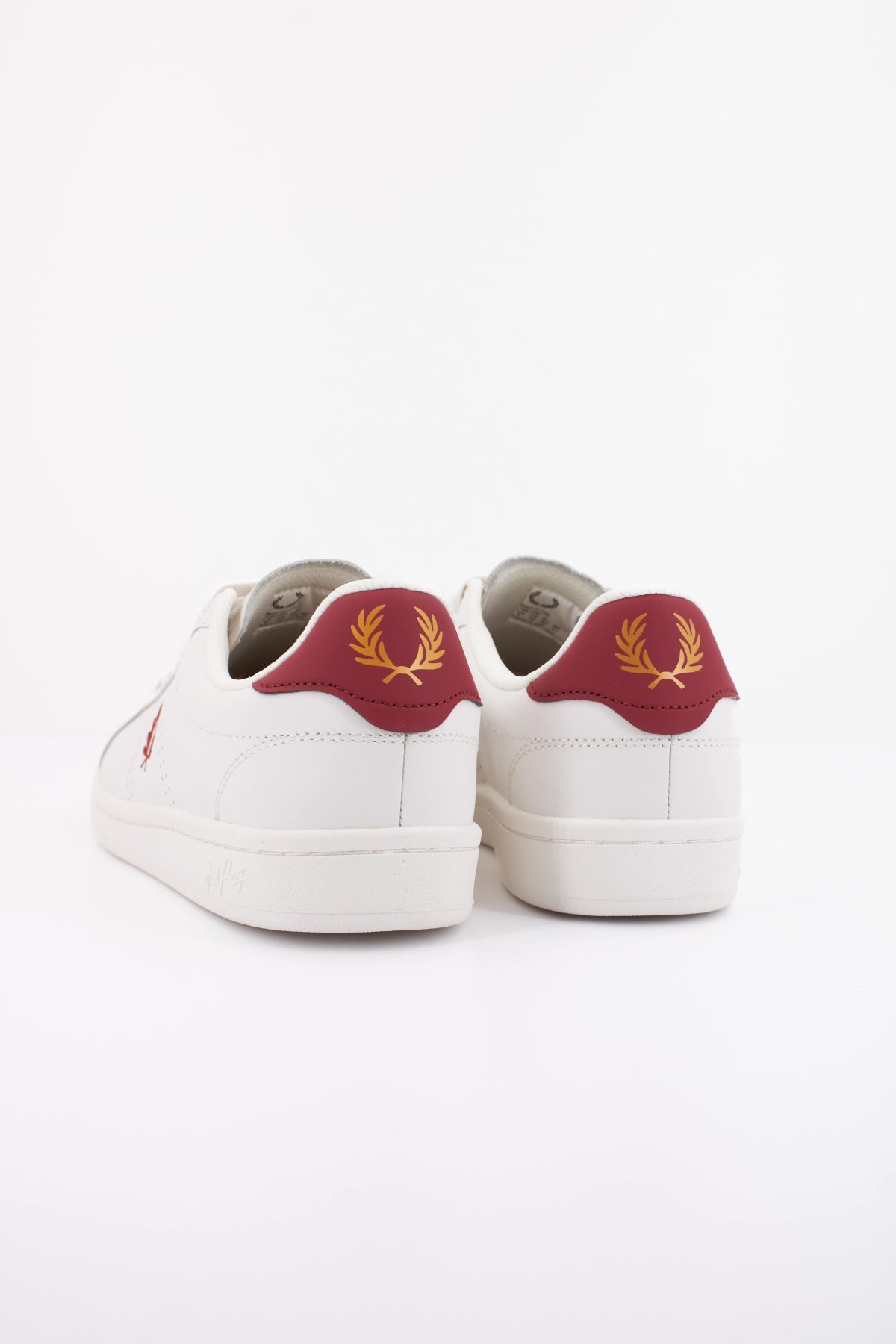 FRED PERRY B LEATHER en color BLANCO (4)