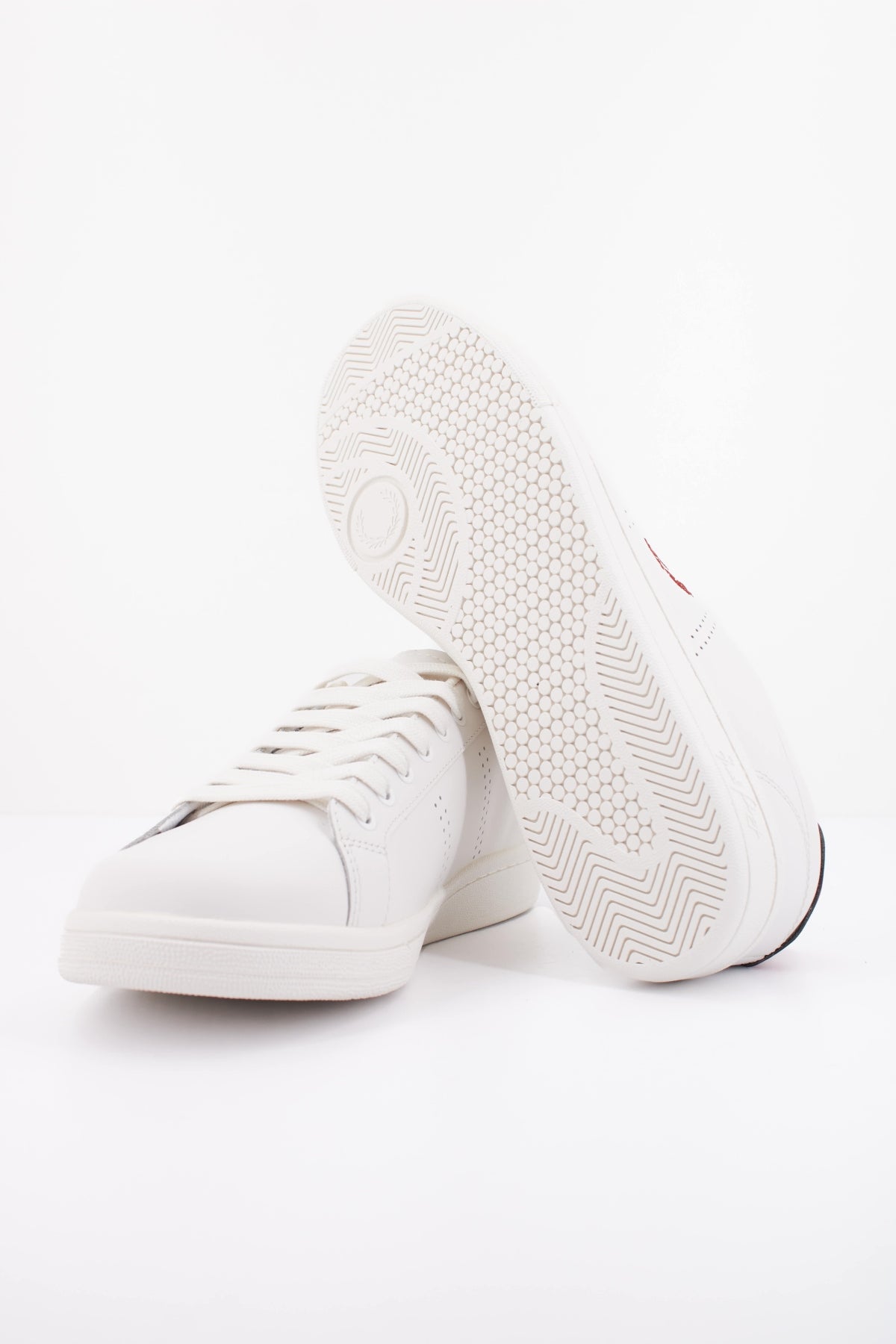 FRED PERRY B LEATHER en color BLANCO (5)