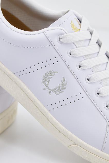 FRED PERRY B LEATHER en color BLANCO (4)