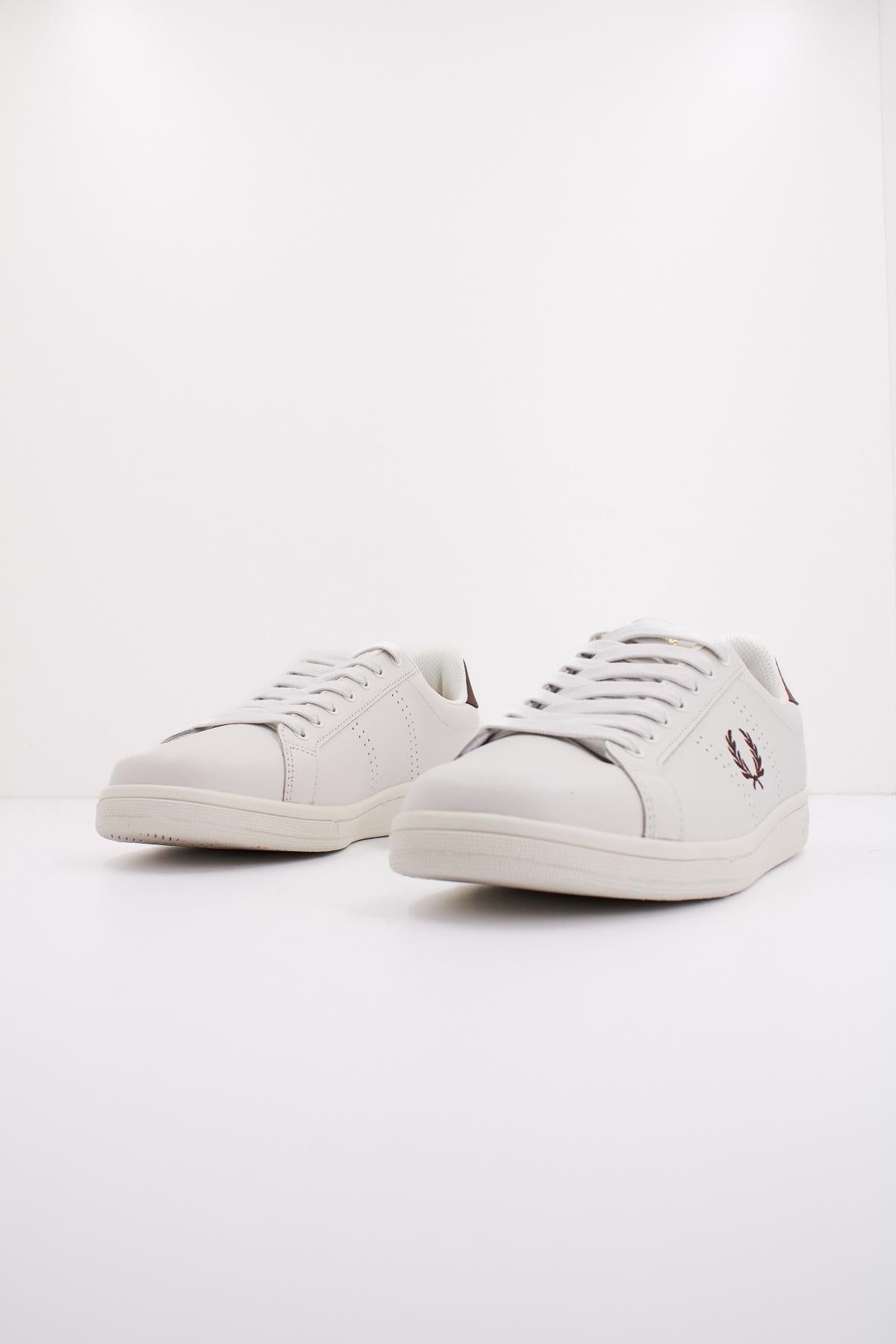 FRED PERRY B LEATHER en color BLANCO (2)