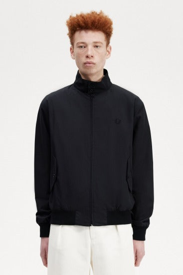FRED PERRY HARRINGTON JACKET en color NEGRO (2)