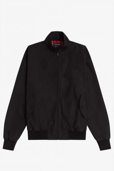 FRED PERRY HARRINGTON JACKET en color NEGRO (2)
