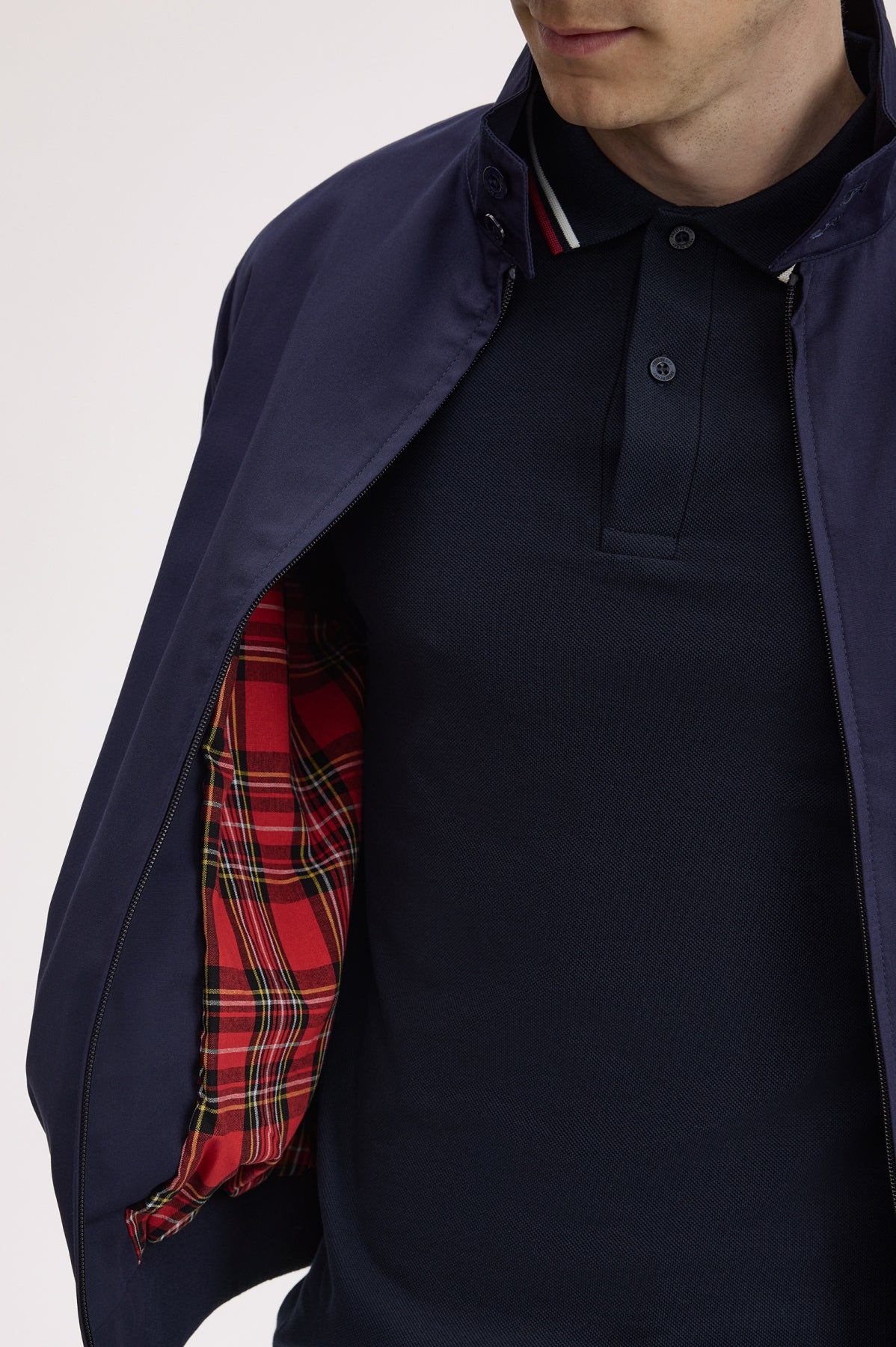 FRED PERRY MADE IN ENGLAND HARRINGTON MADE IN ENGLA en color AZUL (4)