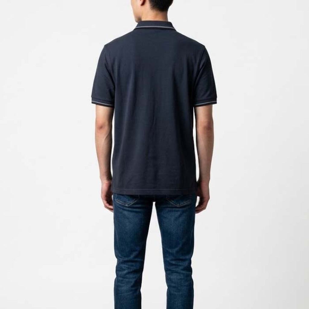 FRED PERRY TWIN TIPPED en color AZUL (4)
