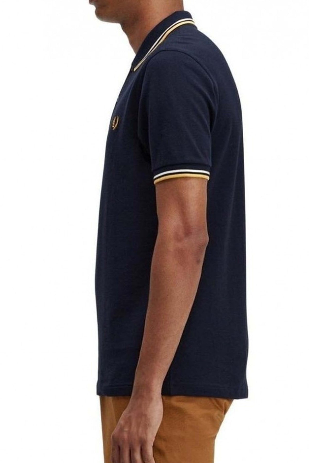 FRED PERRY TWIN TIPPED en color AZUL (3)
