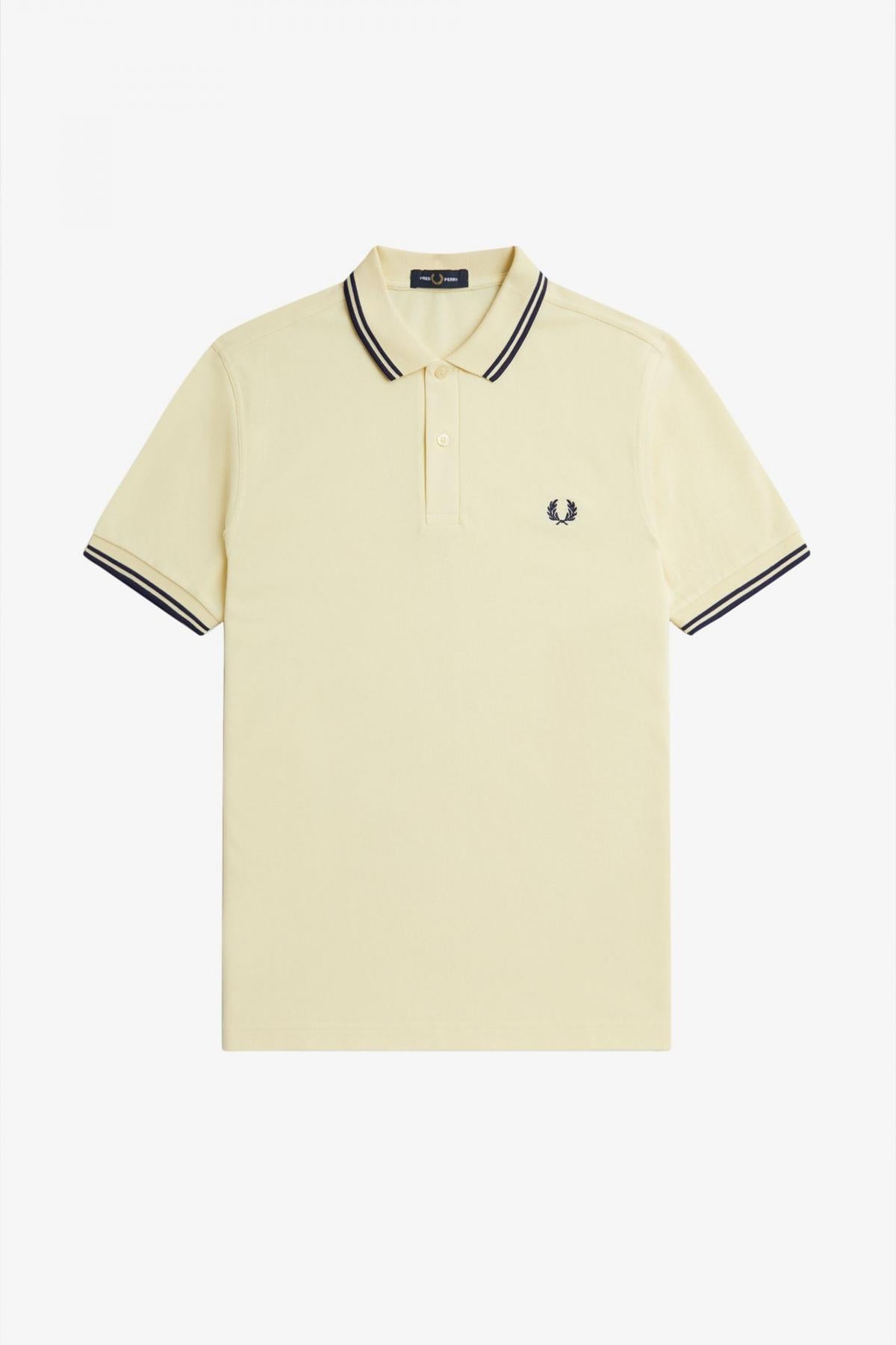 FRED PERRY TWIN TIPPED en color AMARILLO (2)