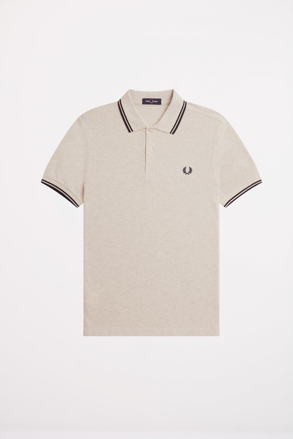 FRED PERRY TWIN TIPPED en color BEIS (2)