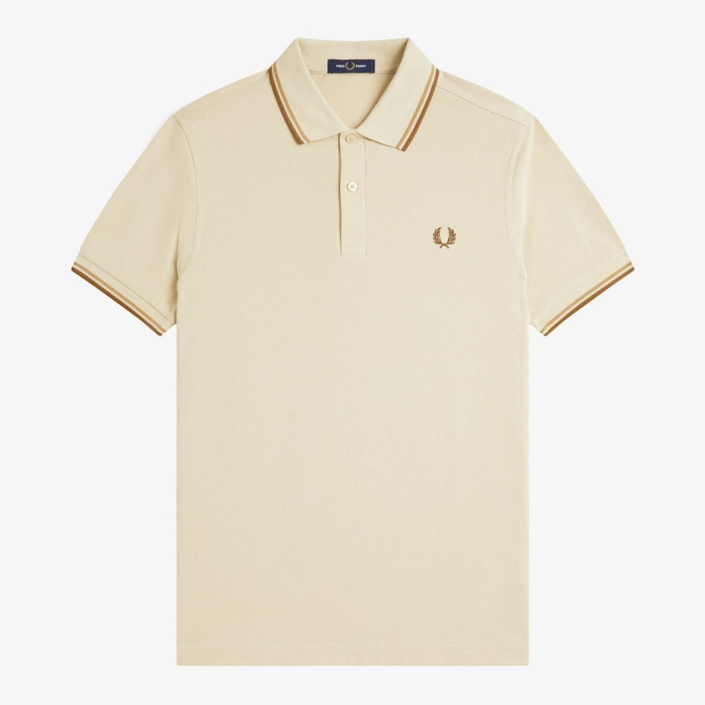 FRED PERRY TWIN TIPPED en color BEIS (2)