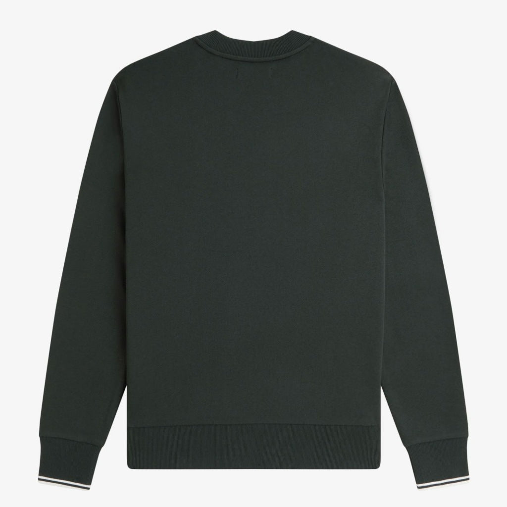 FRED PERRY NECK SWEATSHIRT en color VERDE (5)
