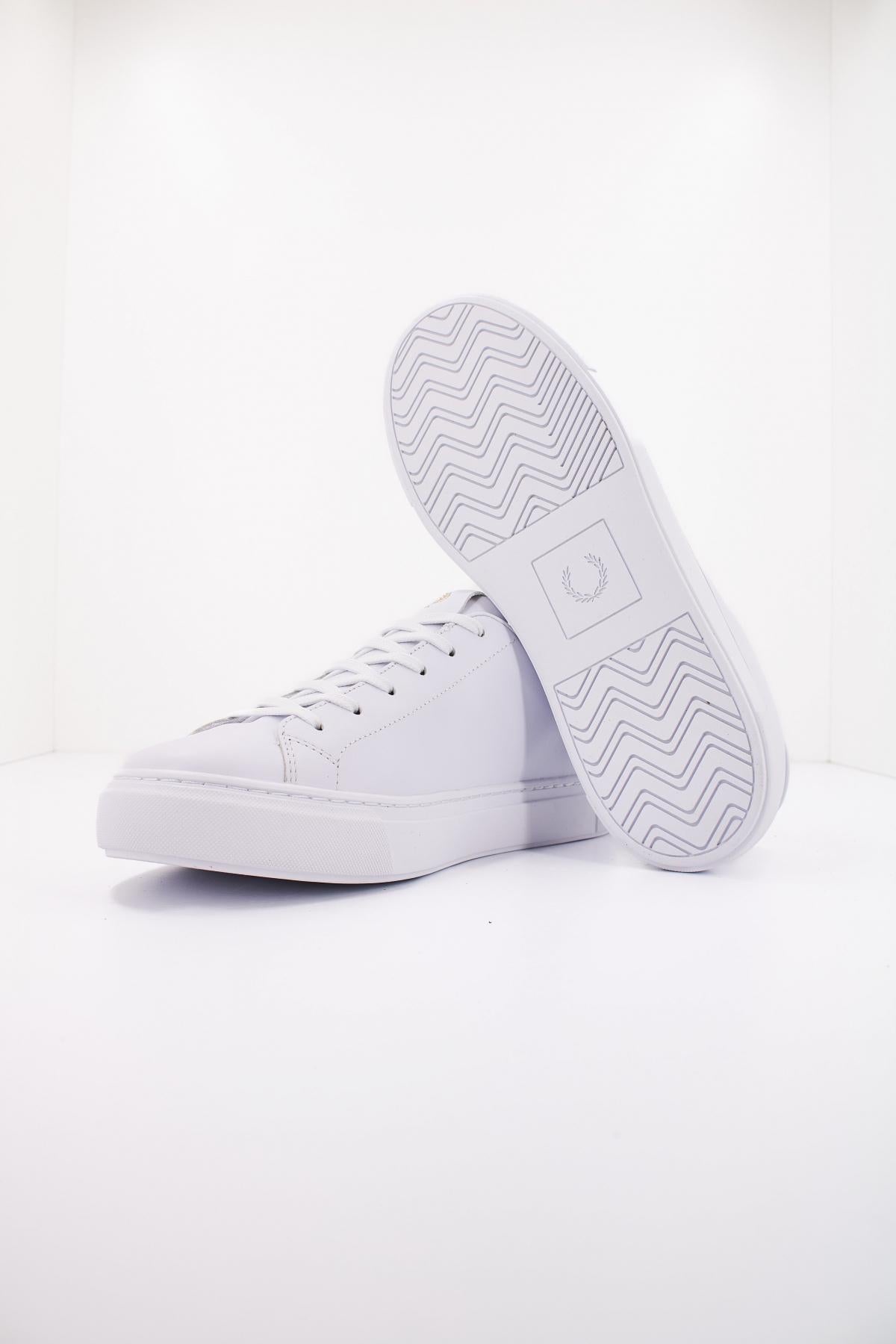 FRED PERRY B LEATHER en color BLANCO (4)