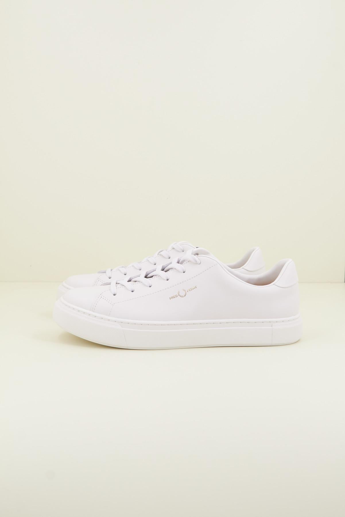 FRED PERRY LEATHER en color BEIS (1)