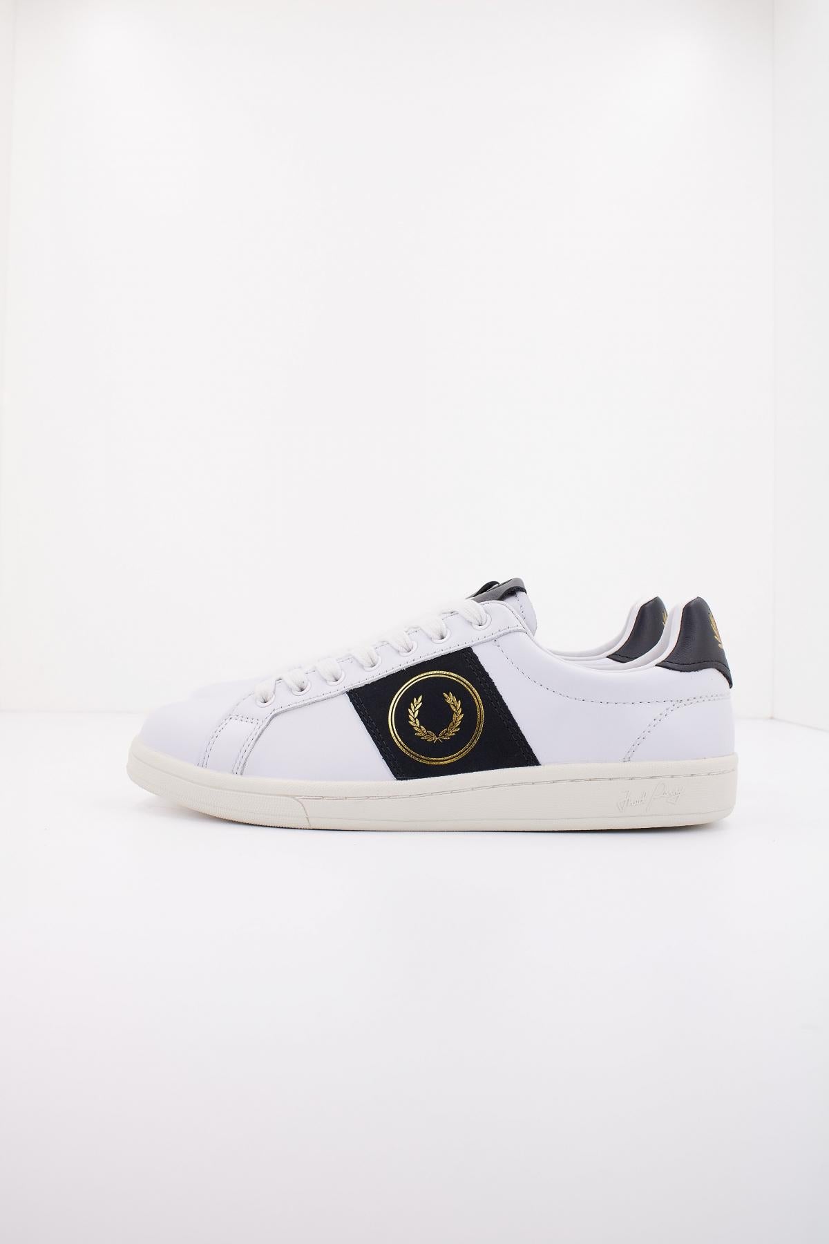 FRED PERRY B LEATHER/BRANDE en color BLANCO (1)